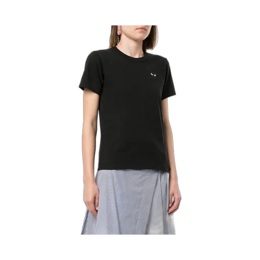 Heart Embroidered Slim Fit T-Shirt