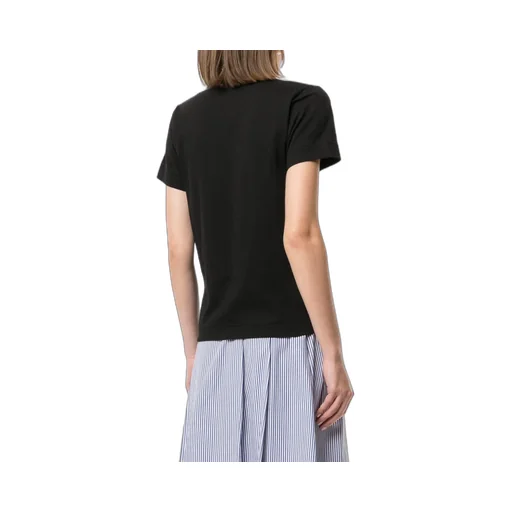 Heart Embroidered Slim Fit T-Shirt