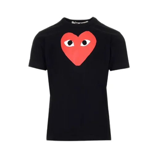 Heart Printed Crewneck T-Shirt