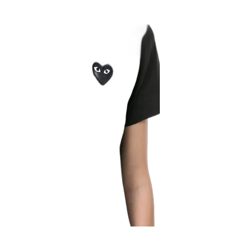 Heart Embroidered Slim Fit T-Shirt