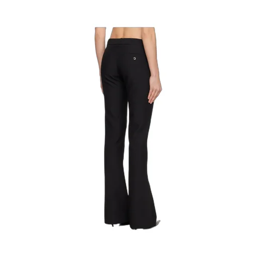 Rear-Pocket Flared Trousers