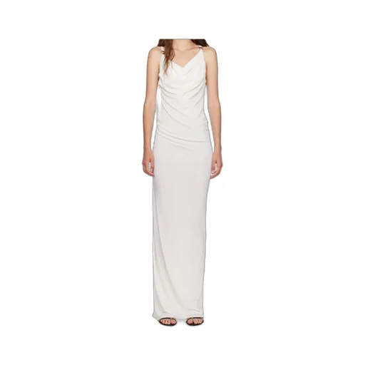 Cowl-Neck Strap Dress