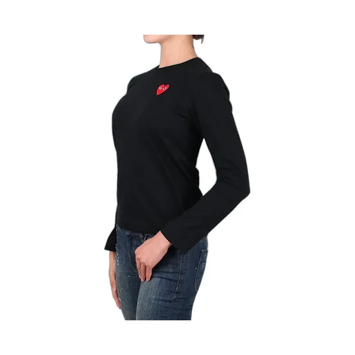 Heart Patch Crewneck Jumper