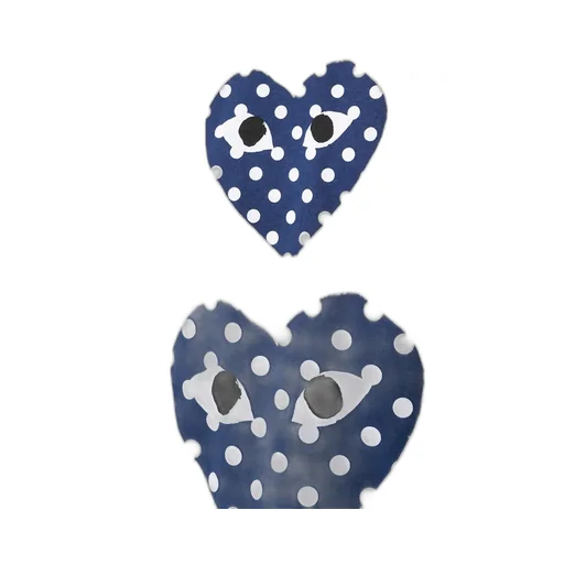 Heart Print Crew Neck T-Shirt