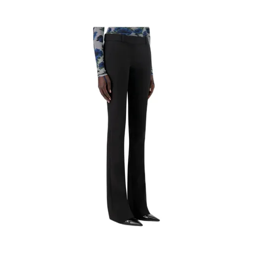 Rear-Pocket Flared Trousers