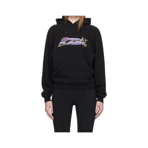 Long Sleeve Logo Print Hoodie