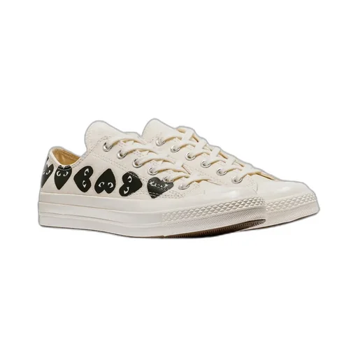 Chuck 70 Heart-Print Low-Top Cotton Sneakers