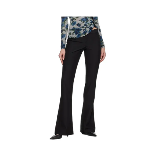 Rear-Pocket Flared Trousers
