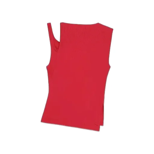 Oblique 90's Rib Top
