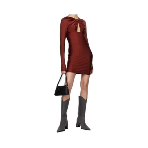 Twisted Cut-Out Mini Dress
