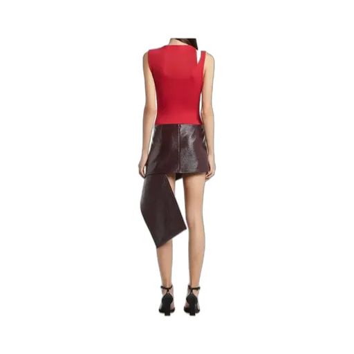 Oblique 90's Rib Top