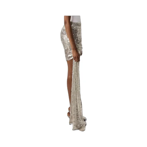 Knotted Sequined Skirt