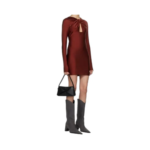 Twisted Cut-Out Mini Dress