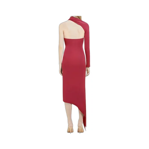 Slash Crepe Maxi Dress