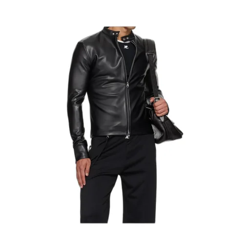 Zip-Up Biker Jacket