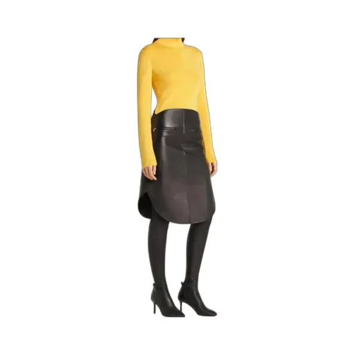 High-Neck Long-Sleeve T-Shirt