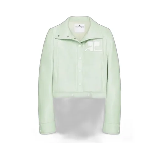 Reedition Vinyl Buttoned Collar Jacket