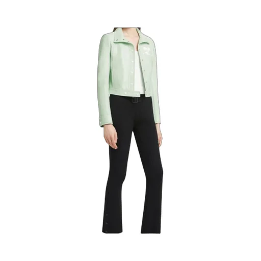 Reedition Vinyl Buttoned Collar Jacket