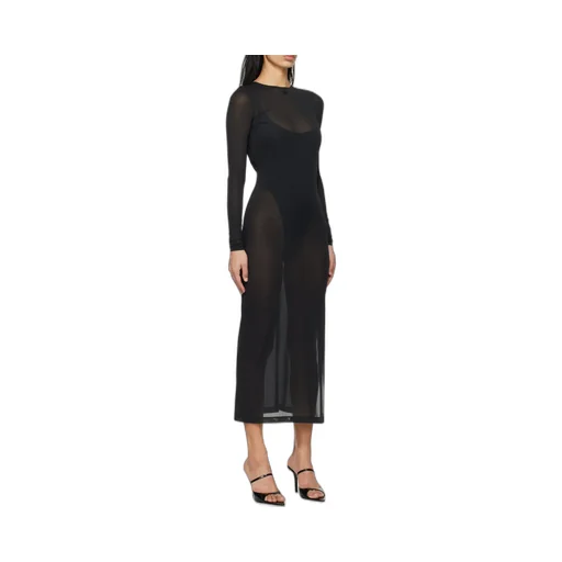 Tube Backless Long-Sleeved Dress