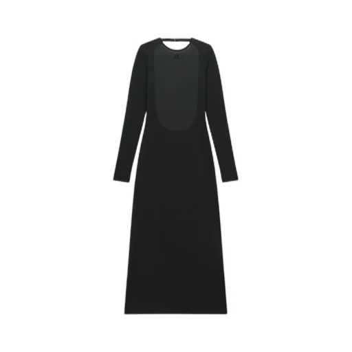 Tube Backless Long-Sleeved Dress