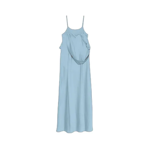 Draped Slip Dress