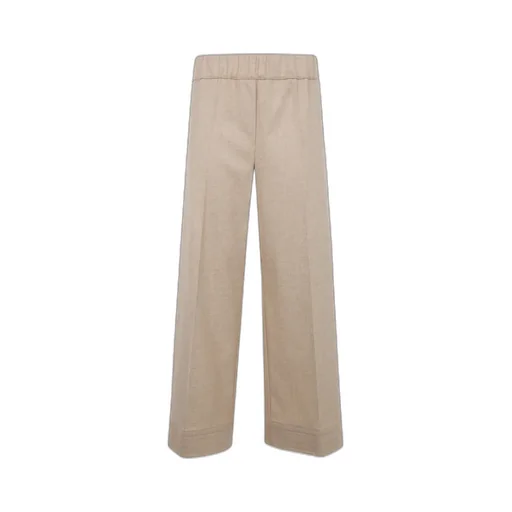Flannel Wide-Leg Pants