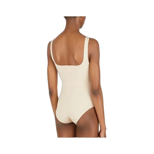 Hollowed-Out Elastic Bodysuit
