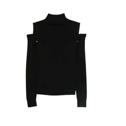 High-Neck Long-Sleeved Sweater