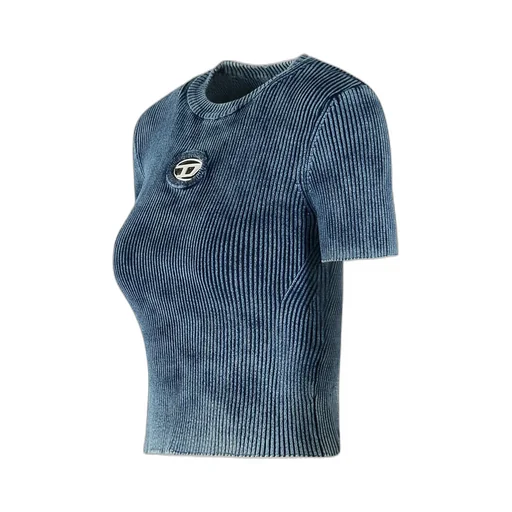 Cut Out Logo Crewneck T-Shirt