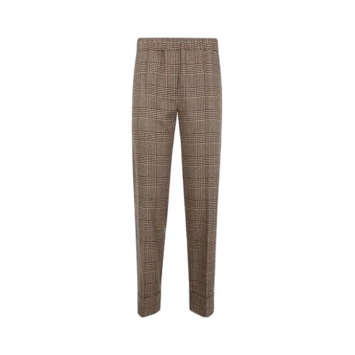 Tweed Cuffed Pants
