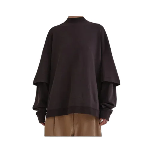 Double-Sleeve Cotton Sweatshirt