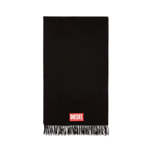 Logo-Label Fringed Scarf