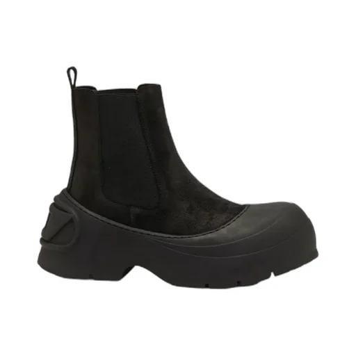 Logo-Detail Toe-Cap Boots