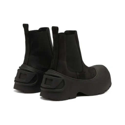Logo-Detail Toe-Cap Boots