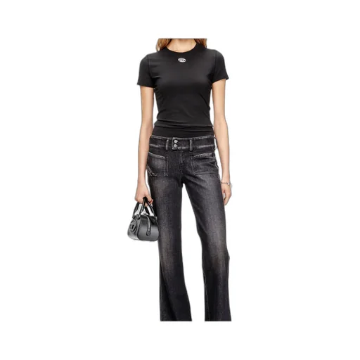 T-Uncutieslong-Od Metallic Oval D T-Shirt