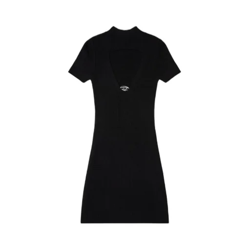 M-Olympe Cut-Out Plaque Dress