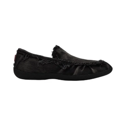 D-Shock Moc Frayed-Detail Loafers