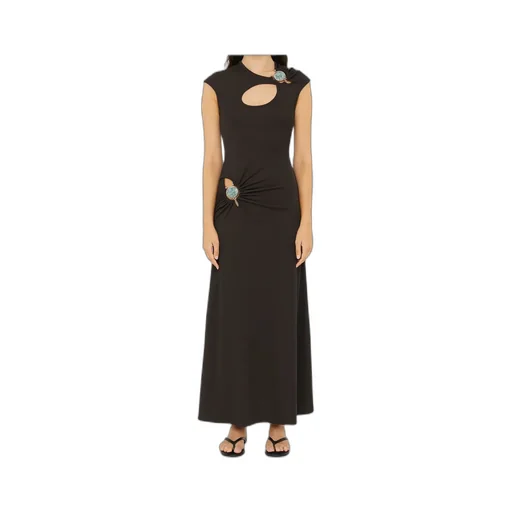 Mineral Stone Hollow Dress