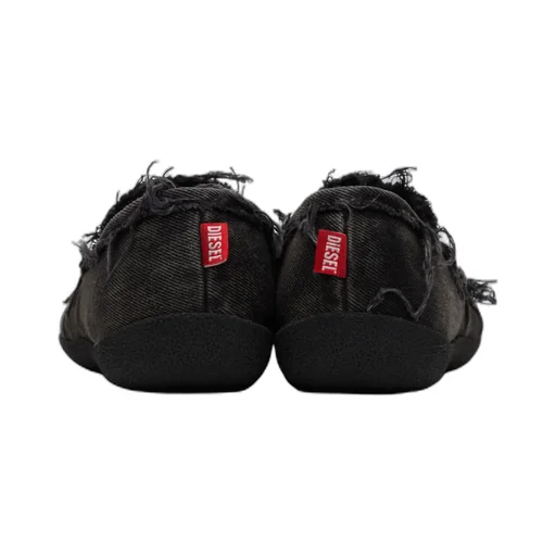 D-Shock Moc Frayed-Detail Loafers