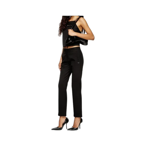 Side-Detail Straight Trousers