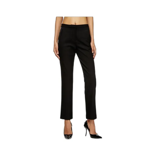 Side-Detail Straight Trousers