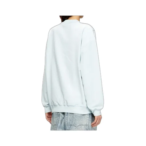 Distressed Sweatshirt With Graffiti Print