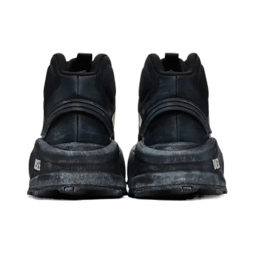 Cage Lace-Up Chunky-Sole Hiking Boots