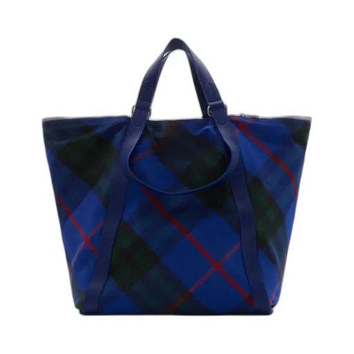 Festival Checked Tote Bag