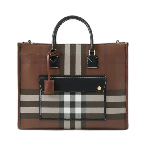 Checked Medium Freya Tote Bag