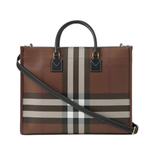 Checked Medium Freya Tote Bag
