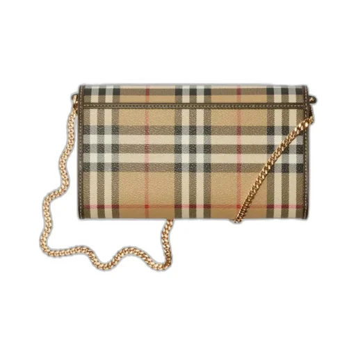 Check Chain Strap Wallet