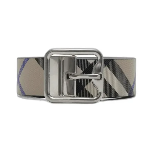Reversible Check Buckle Belt