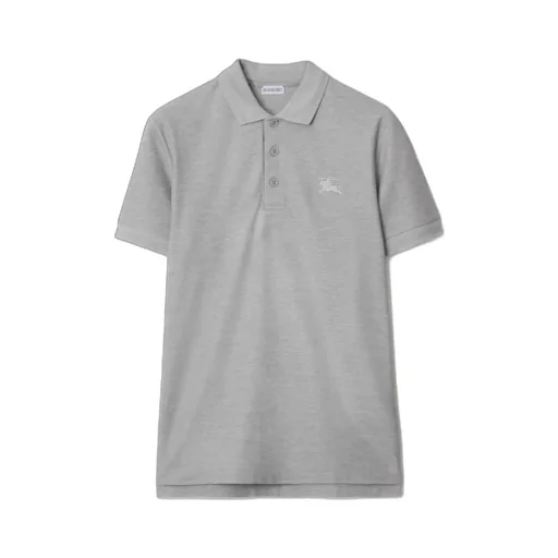 Logo Embroidered Short Sleeved Polo Shirt