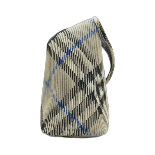 Small Check Knitted Shoulder Bag